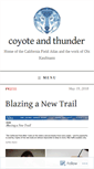 Mobile Screenshot of coyoteandthunder.com